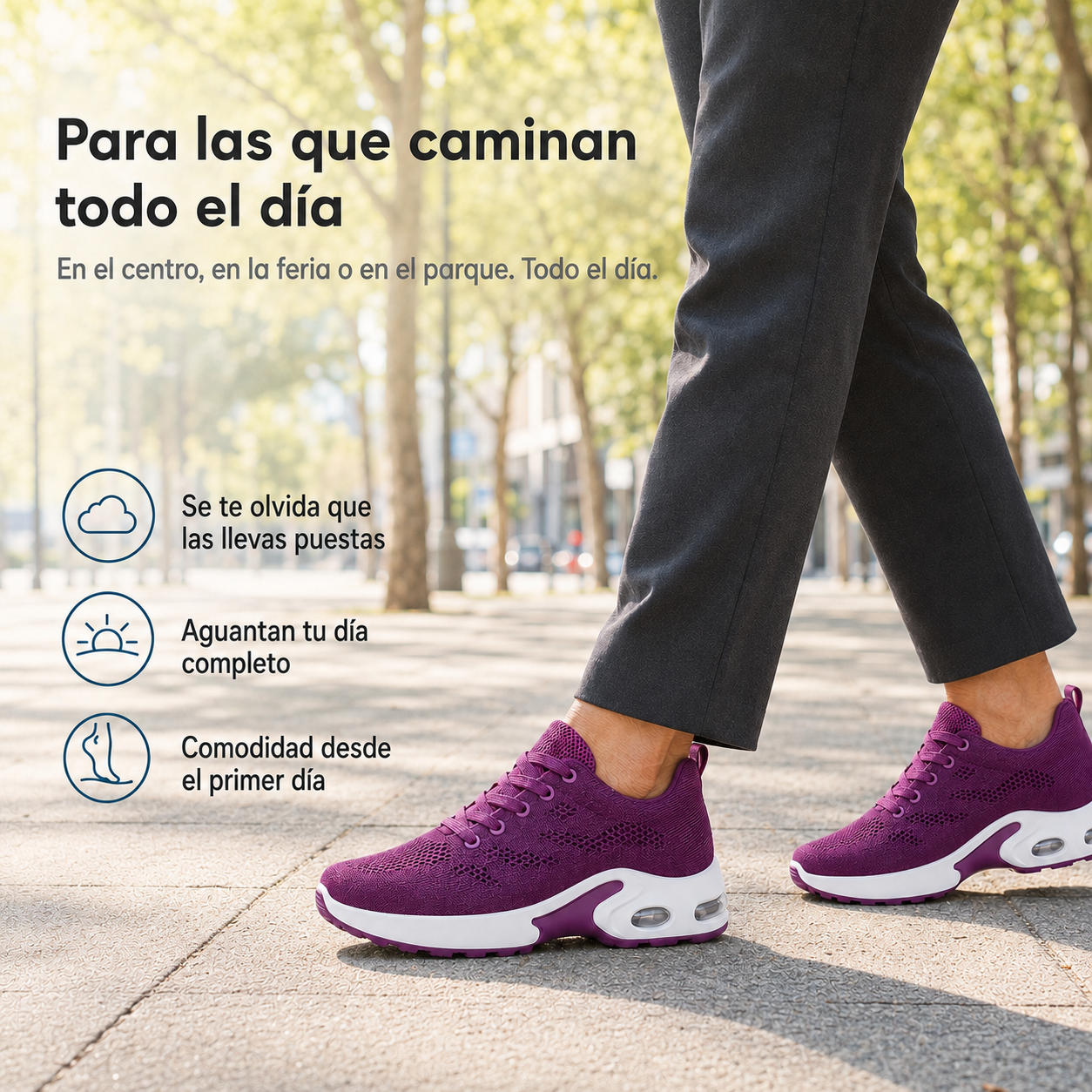 Costanera Burdeo — Zapatilla de Caminata con Cámara de Aire