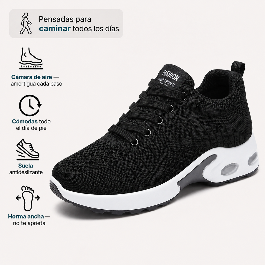 Alameda Malva — Zapatilla sin Cordones con Cámara de Aire